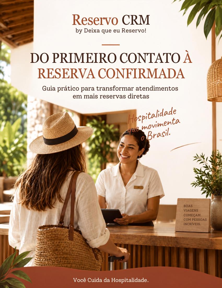 Capa do e-book Do primeiro contato à reserva confirmada